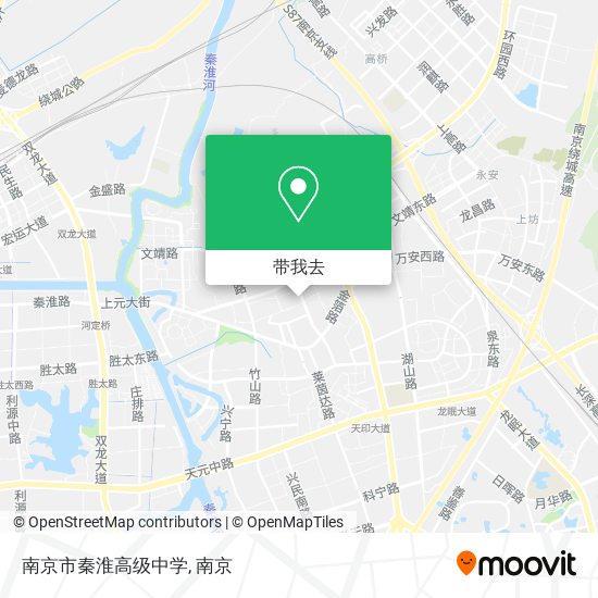 南京市秦淮高级中学地图