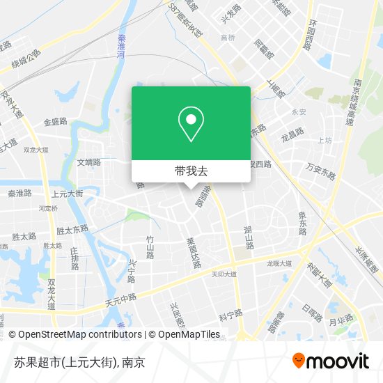 苏果超市(上元大街)地图