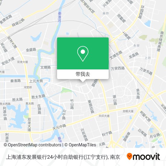 上海浦东发展银行24小时自助银行(江宁支行)地图