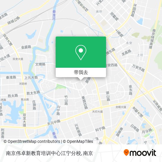 南京伟卓新教育培训中心江宁分校地图