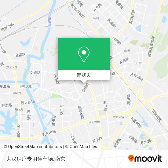 大汉足疗专用停车场地图