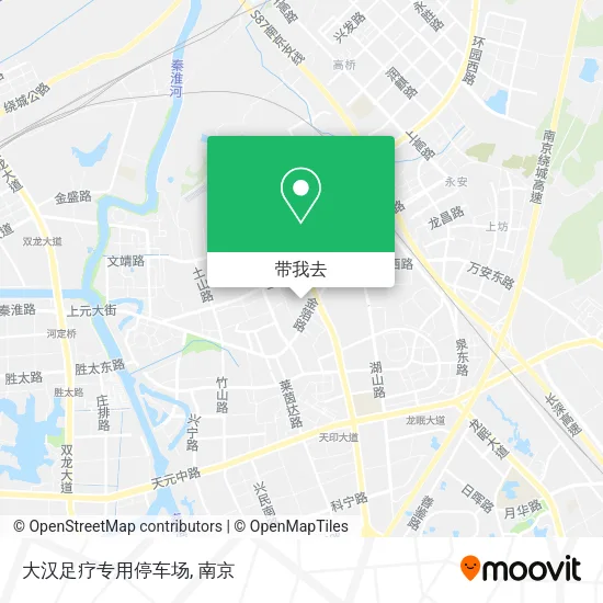 大汉足疗专用停车场地图