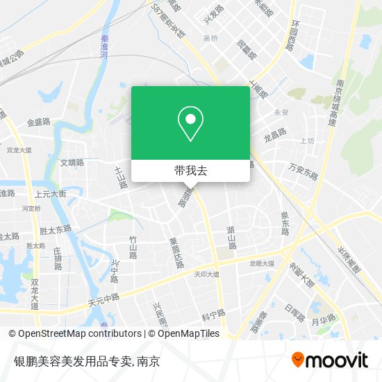 银鹏美容美发用品专卖地图