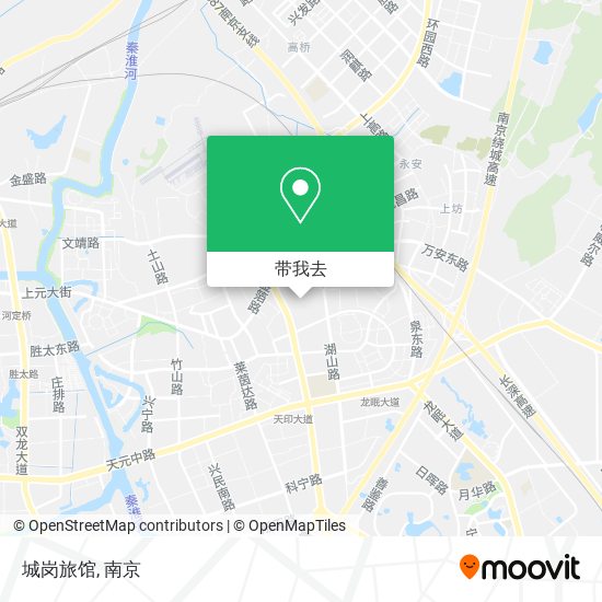 城岗旅馆地图