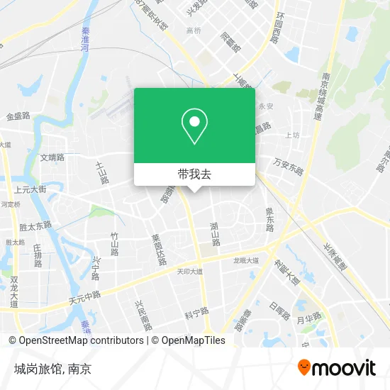 城岗旅馆地图