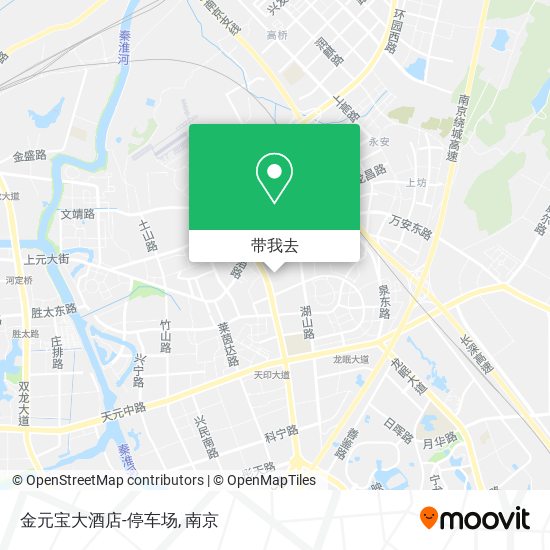 金元宝大酒店-停车场地图