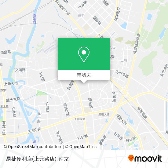 易捷便利店(上元路店)地图