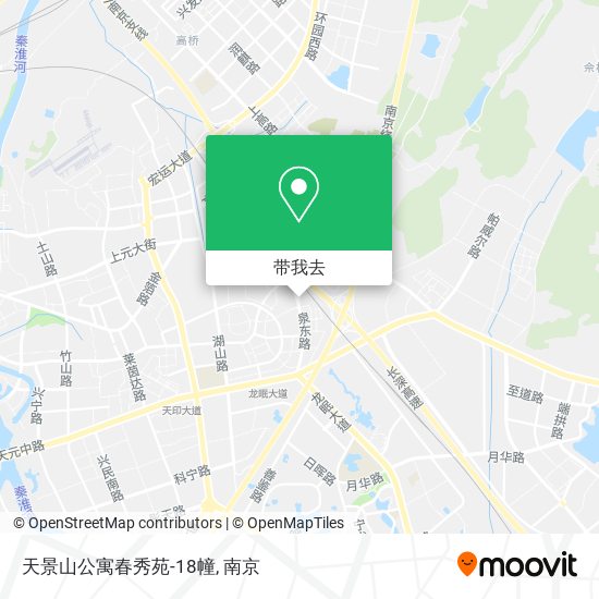 天景山公寓春秀苑-18幢地图