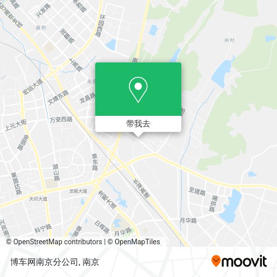 博车网南京分公司地图
