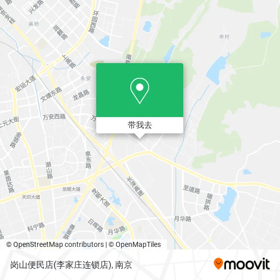 岗山便民店(李家庄连锁店)地图