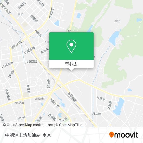 中润油上坊加油站地图