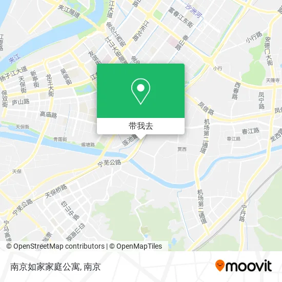 南京如家家庭公寓地图