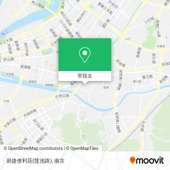 易捷便利店(莲池路)地图
