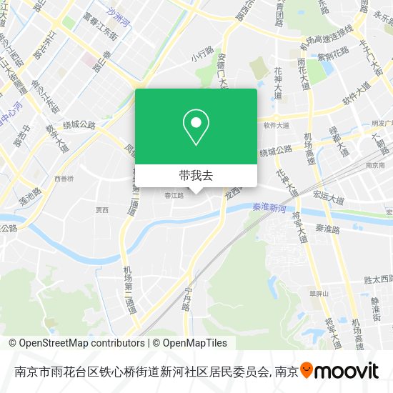 南京市雨花台区铁心桥街道新河社区居民委员会地图