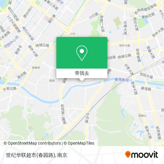 世纪华联超市(春园路)地图