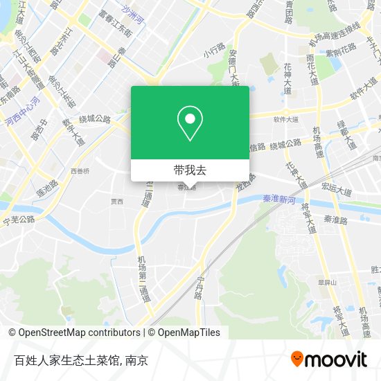百姓人家生态土菜馆地图