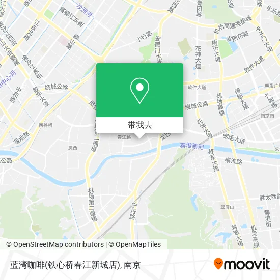 蓝湾咖啡(铁心桥春江新城店)地图