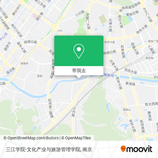 三江学院-文化产业与旅游管理学院地图