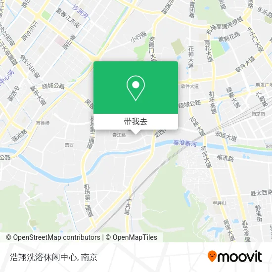 浩翔洗浴休闲中心地图