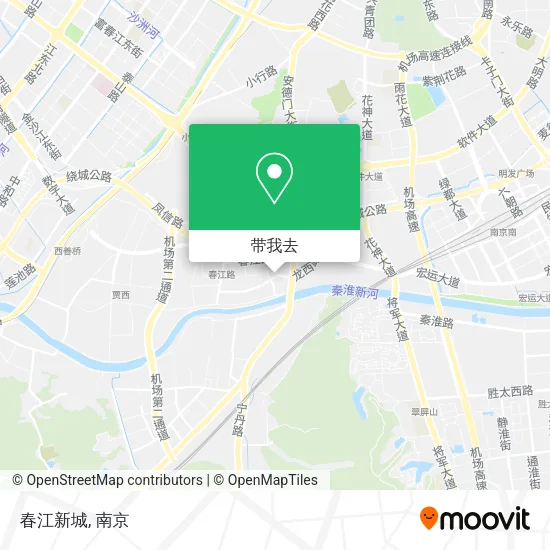 春江新城地图