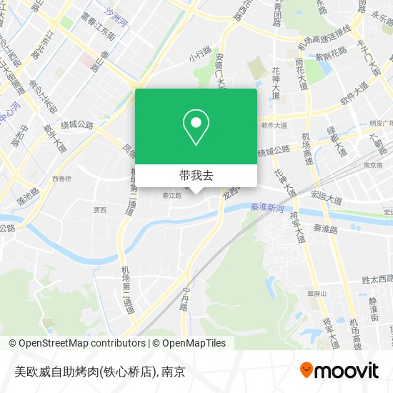 美欧威自助烤肉(铁心桥店)地图