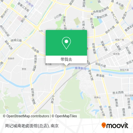 周记城南老卤面馆(总店)地图