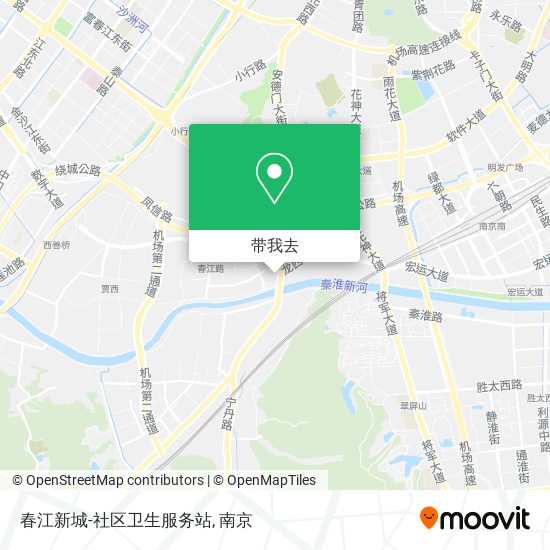 春江新城-社区卫生服务站地图