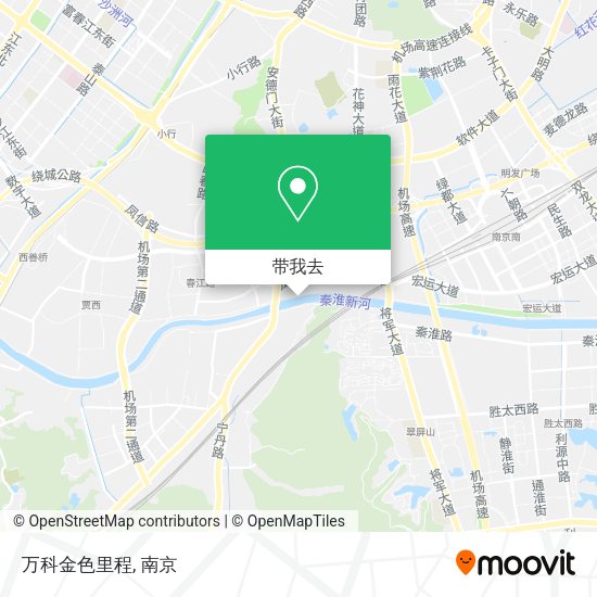 万科金色里程地图
