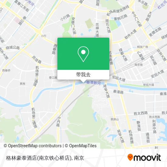 格林豪泰酒店(南京铁心桥店)地图