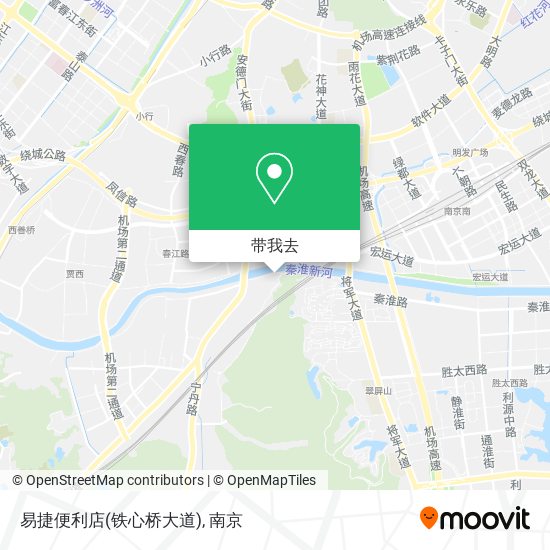 易捷便利店(铁心桥大道)地图