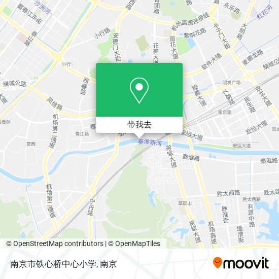 南京市铁心桥中心小学地图