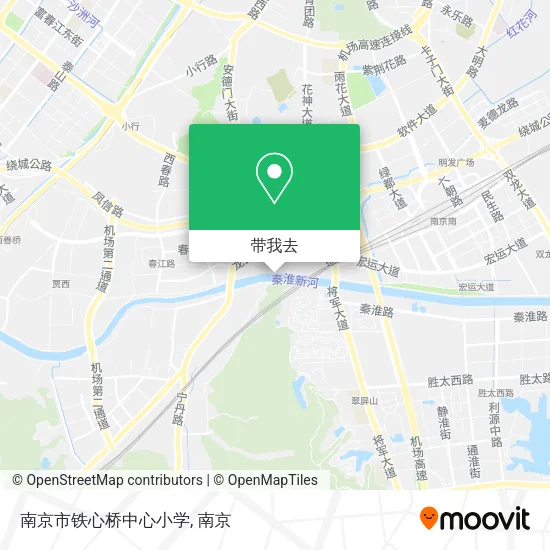 南京市铁心桥中心小学地图