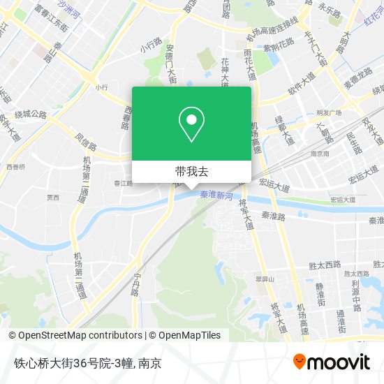 铁心桥大街36号院-3幢地图