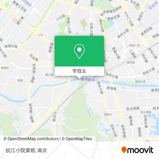 皖江小院菜馆地图