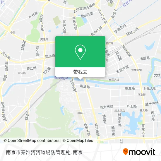 南京市秦淮河河道堤防管理处地图