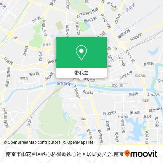 南京市雨花台区铁心桥街道铁心社区居民委员会地图