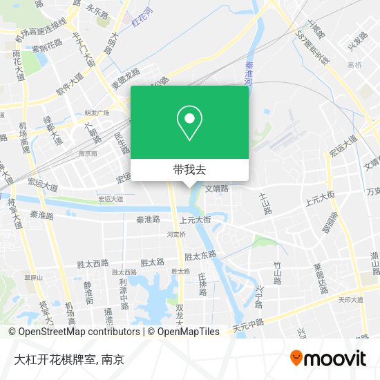 大杠开花棋牌室地图