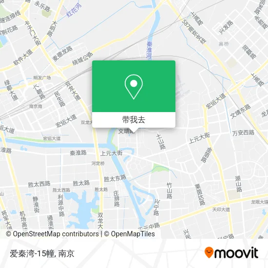 爱秦湾-15幢地图