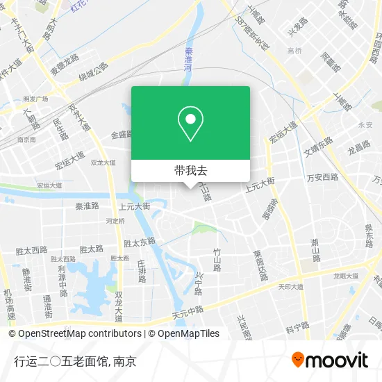 行运二〇五老面馆地图