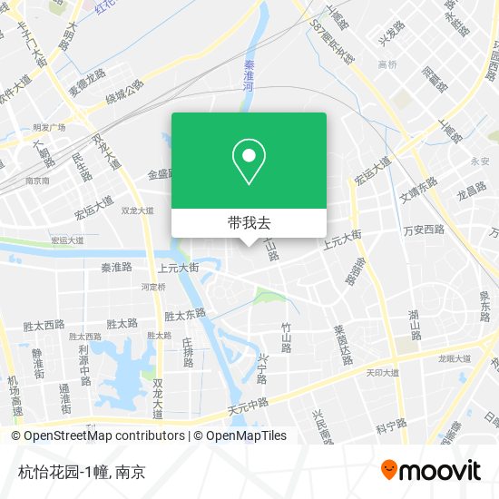 杭怡花园-1幢地图