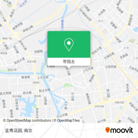蓝鹰花园地图