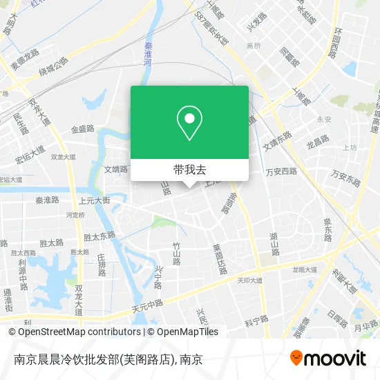 南京晨晨冷饮批发部(芙阁路店)地图