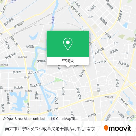 南京市江宁区发展和改革局老干部活动中心地图