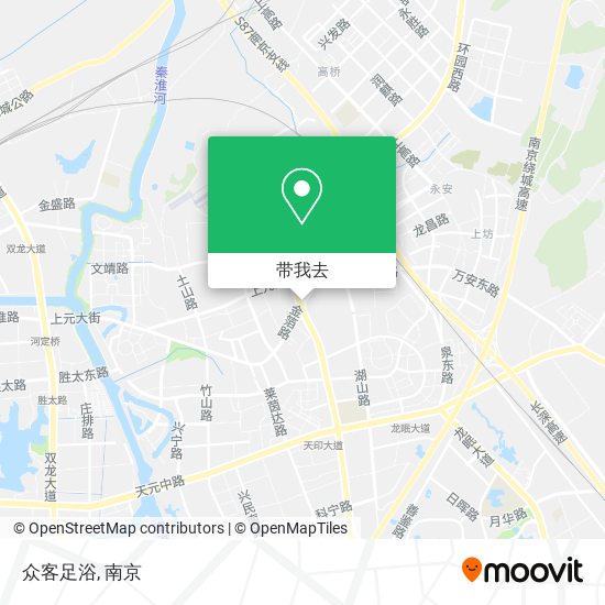 众客足浴地图