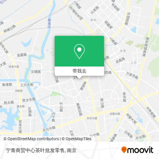 宁青商贸中心茶叶批发零售地图