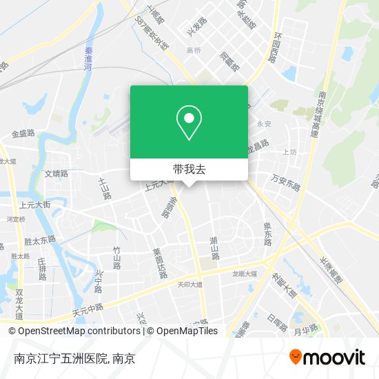 南京江宁五洲医院地图
