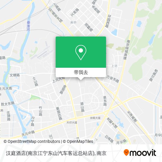 汉庭酒店(南京江宁东山汽车客运总站店)地图