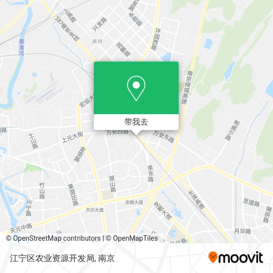 江宁区农业资源开发局地图
