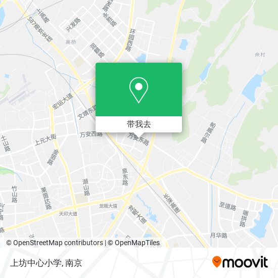 上坊中心小学地图