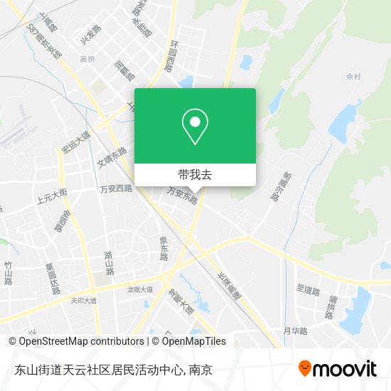 东山街道天云社区居民活动中心地图